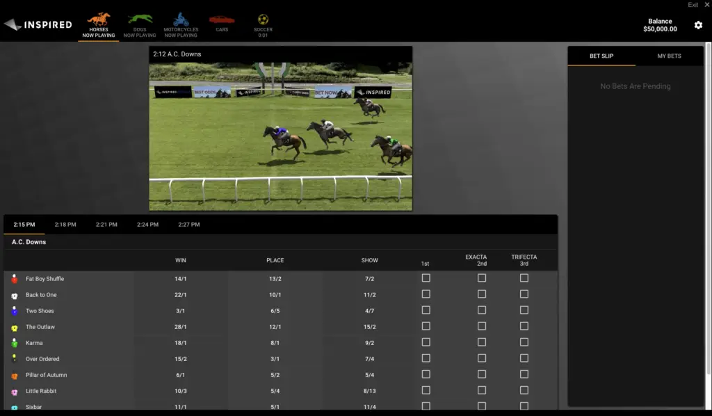 virtual horse racing betting 1