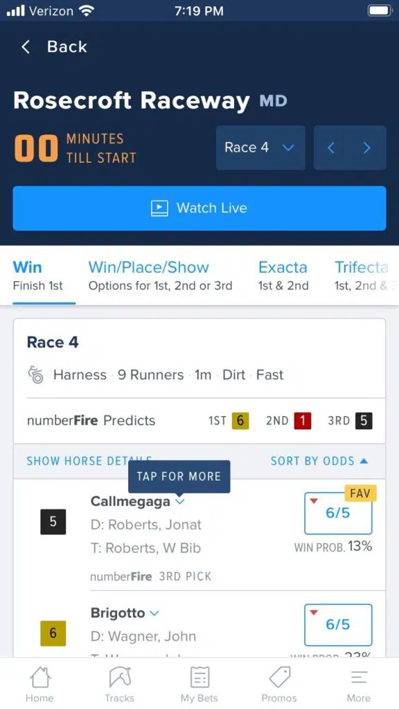 FanDuel Racing app 3