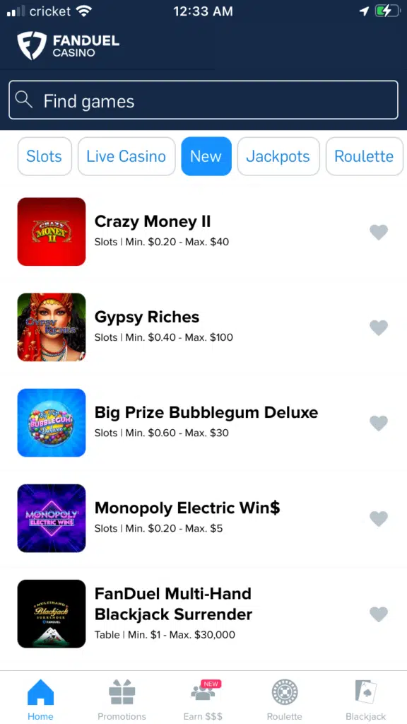 FanDuel Casino app 3