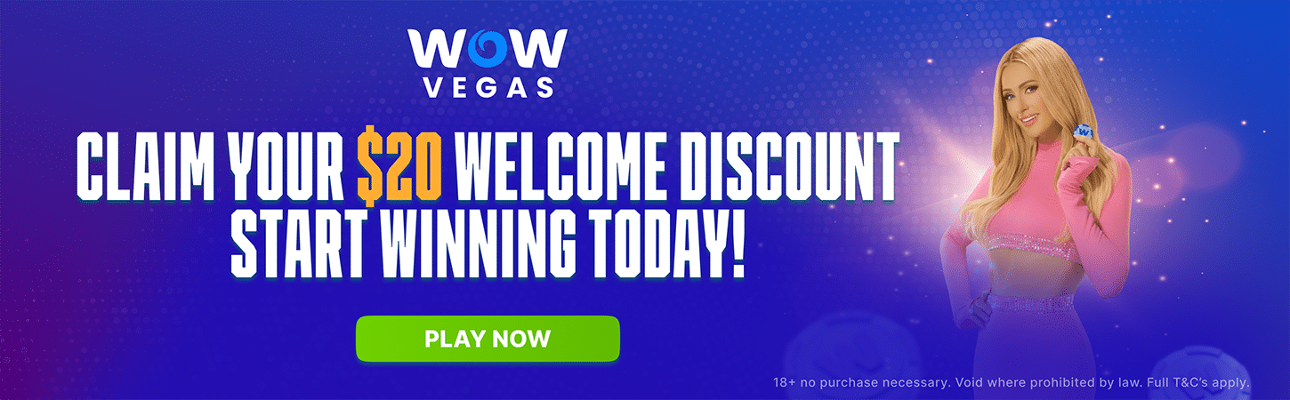 WOW Vegas welcome offer