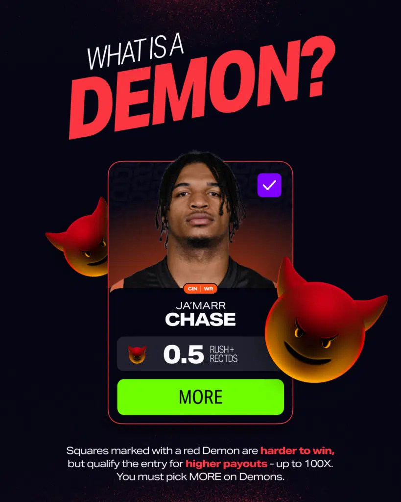 PrizePicks Demons example