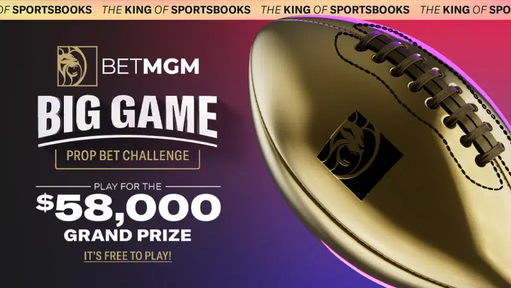 BetMGM Super Bowl prop bet challenge