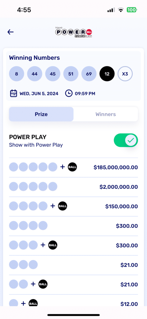 Lotto com prizes