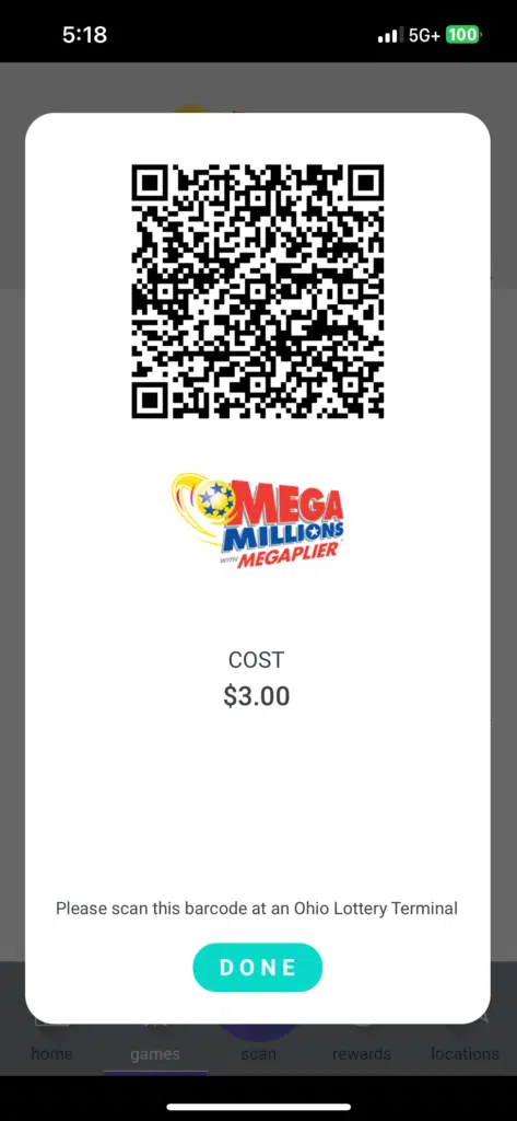 Ohio Lottery app ePlaySlip